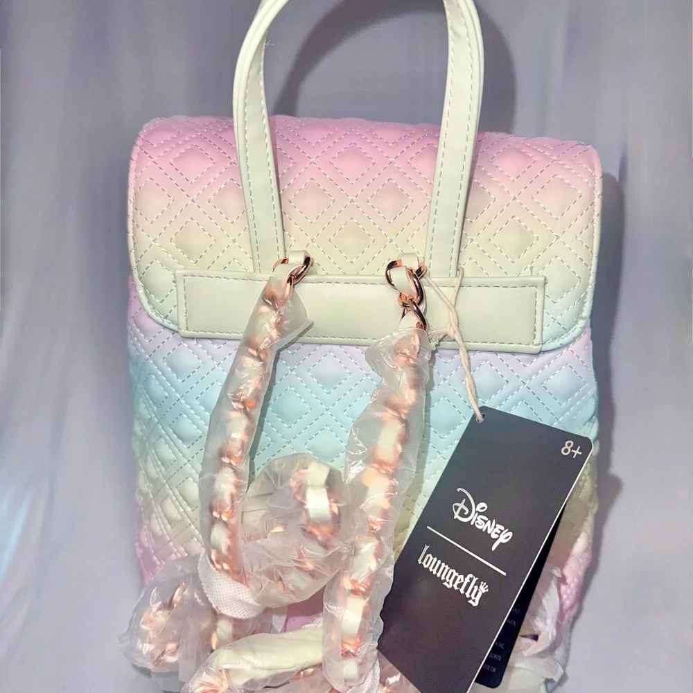 ✨Disney Loungefly Backpack – Pastel Pin Collection (NWT) 🩷 For Pin Collectors! - Picture 5 of 8